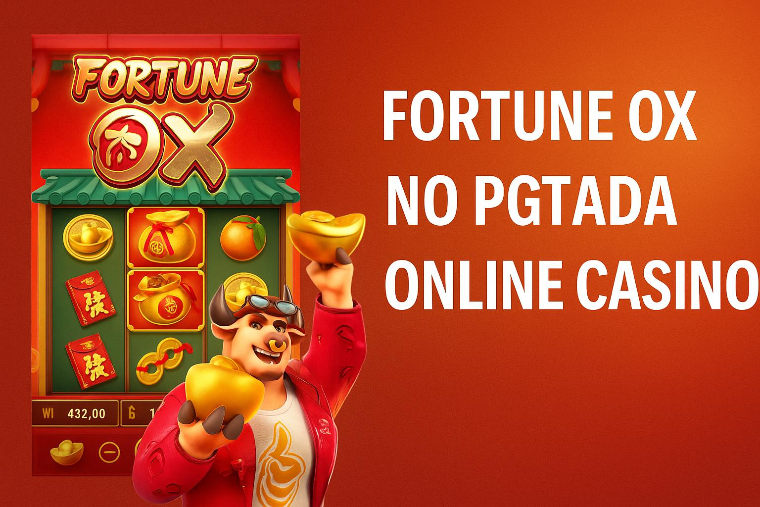 Fortune Ox no PGTADA - Aposte Agora e Reivindique Seus Ganhos